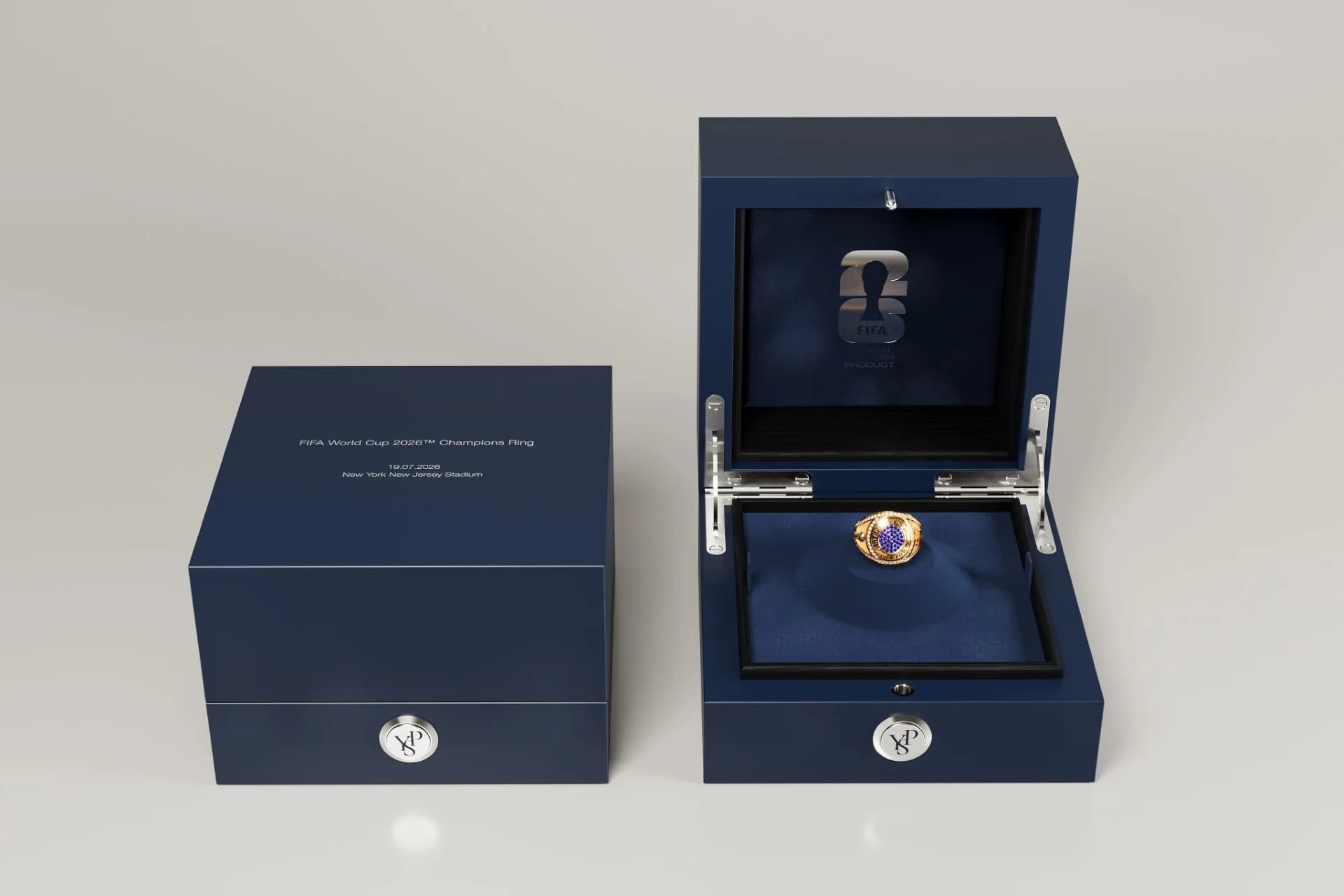 FIFA World Cup 2026™ Champions Ring — presentation box, open