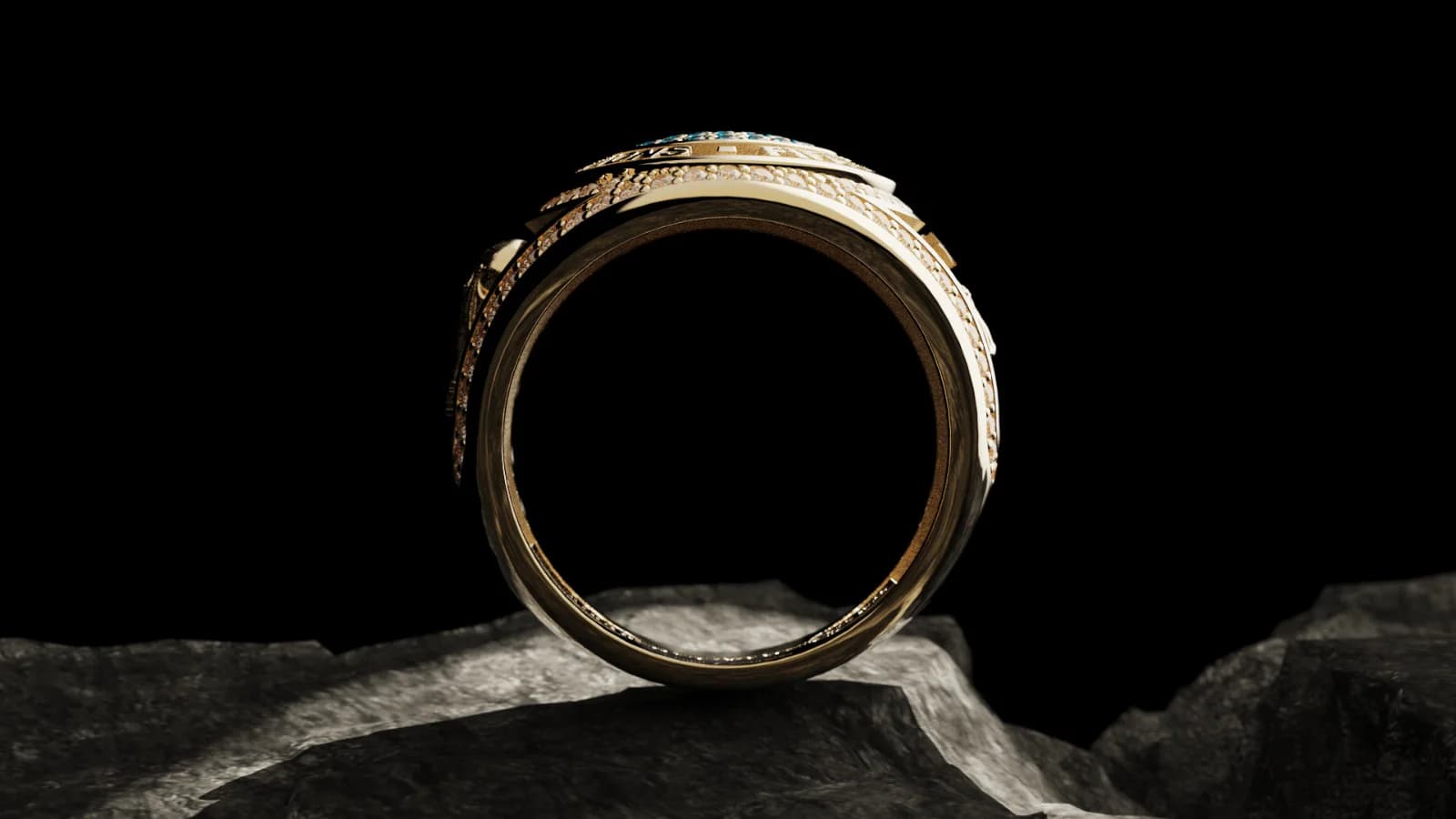 FIFA World Cup 2026™ Champions Ring — profile through the band